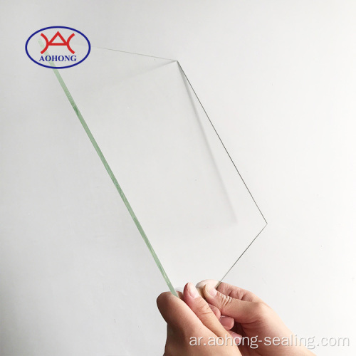 ورقة زجاجية تعويم البورسليكات الشفافة مخصصة